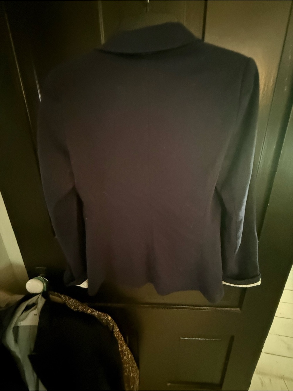 Express Navy Single-Button Blazer - Picture 4 of 5